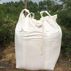 Sản xuất tại Trung Quốc 1 tấn 2000kg kg bền flbc đóng gói lớn Jumbo túi poly PP siêu bao túi trắng cho số lượng lớn xây dựng