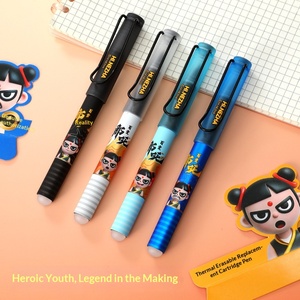Caja de 12 Plumas Estilográficas con Punta Dorada para Corrección de Postura, Marca Descendant Nezha, para Niños de Tercer Grado de Primaria - Product Image 2