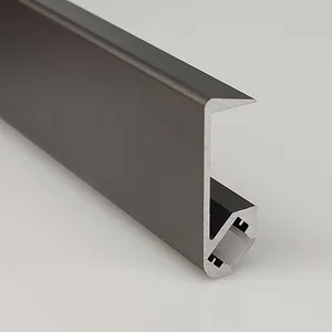 开槽18毫米长度的橱柜灯可定制以适合木柜发光二极管铝型材