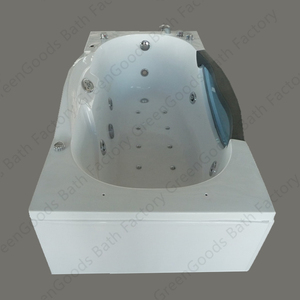 Bañera de esquina Rectangular, bañera de hidromasaje con luces Led y <span class=keywords><strong>TV</strong></span>, CE - Product Image 6