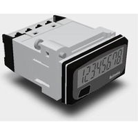 Compteur LCD étanche IP66 à 8 chiffres Autonics LA8N-BN-L, comptage ascendant/descendant, batterie interne (DIN W48 X H24mm, certifié EAC, plastique)