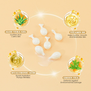 Marque privée 30 <span class=keywords><strong>gélules</strong></span>/bouteille Capsules de sérum pour le visage à la vitamine B5 Capsules de sérum à l'<span class=keywords><strong>acide</strong></span> <span class=keywords><strong>hyaluronique</strong></span> Traitement du visage - Product Image 4