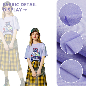 40S Cotton Polyester Spandex French Terry Fabric 185cm Width 180-190gsm Light Stretch Knit For Hoodies Jogger Pants Casual Sets - Product Image 3