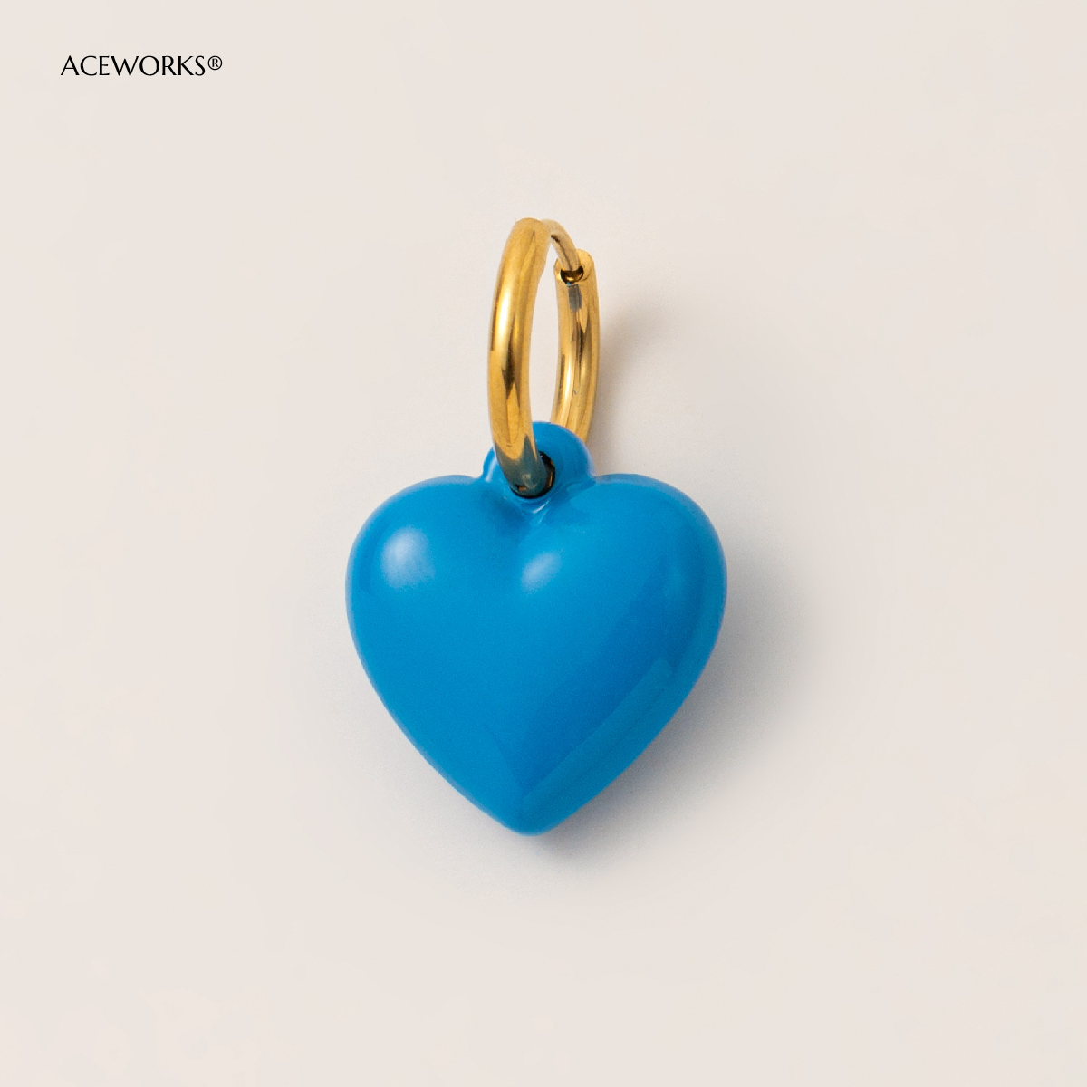 Blue Heart 20mm