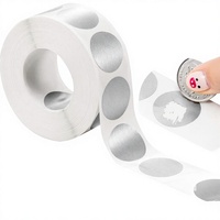 Rouleau d'étiquettes thermiques autocollantes en PET imperméables - Autocollants écologiques - Impression numérique personnalisable pour l'emballage de cadeaux et d'artisanat