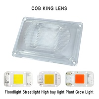 Lensa Led Bentuk Persegi Panjang 64Mm X 91Mm untuk 220V Ac Led 50W