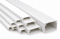 Goulotte de câblage électrique en PVC pour l'installation de bâtiments