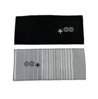 Étiquettes de vêtements en tissu blanc personnalisées, tissées, pour fabricants de vêtements, étiquettes en tissu à repasser, logo personnalisé en coton pour les vêtements