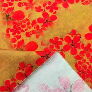 Vente en gros 100% coton popeline <span class=keywords><strong>tissu</strong></span> <span class=keywords><strong>à</strong></span> <span class=keywords><strong>pois</strong></span> couleur motif floral pour vêtements vêtements chemises couvre jouets pour garçons et filles - Product Image 3