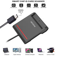 Lecteur-graveur de cartes intelligentes EMV USB C direct usine avec accès commun CAC pour cartes de crédit, d'identité et à puce IC