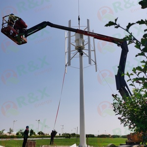 เครื่องกำเนิดลมแนวตั้ง20KW 5KW 10KW แม่เหล็กสามเฟส96V-380V เอาต์พุตขนาดเส้นผ่าศูนย์กลางของใบพัด RX-HV ลมแนวตั้ง - Product Image 6