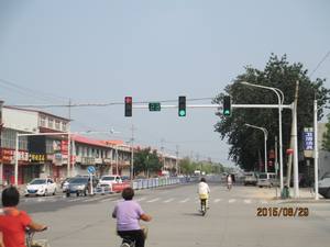 Sheng Xinda LED lampadaire octogonal ingénieur de conception de qualité film transparent rétroréfléchissant stratifié garantie 5 ans trafic - Product Image 4