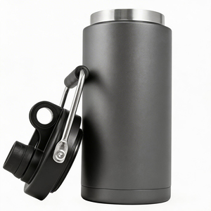 Bouteille isotherme sous vide en acier inoxydable de 64 oz avec poignée de transport et affichage de la température pour les voyages - Product Image 2