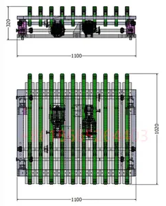 90 Grad Pop Up Sorter und Strip Belt Sorter Förder ausrüstung