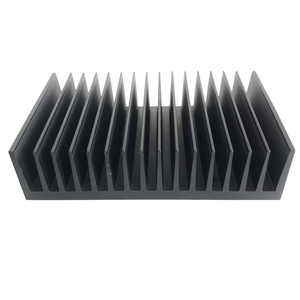 Đen Anodized tùy chỉnh nhôm tản nhiệt 160(W)* 40(H)* 100(L)mm CNC xử lý ép đùn tản nhiệt - Product Image 2