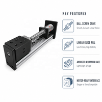 Module de positionnement linéaire CNC XYZ avec moteur pas à pas 57 et vis à billes 1610 en acier