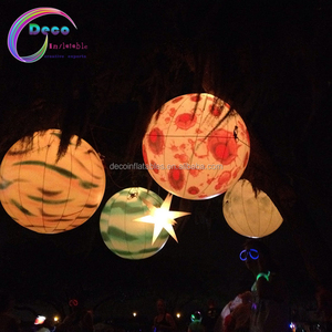 Nhà Máy Giá Trái Đất, Sao Hỏa, Sao Thổ Hệ Thống Năng Lượng Mặt Trời Chín Quả Bóng Hành Tinh/Khổng Lồ Hành Tinh Bơm Hơi Với Ánh Sáng LED - Product Image 5