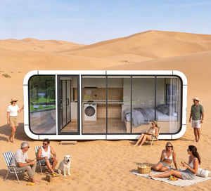 Cabane Apple moderne très demandée avec mobilier complet pour le glamping de luxe et les villas de vacances - Product Image 1