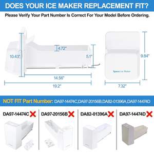 Piezas de refrigerador, cubo de hielo para refrigerador, - Product Image 5