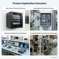 Gabinete Metálico de Acero Personalizado con Recubrimiento en Polvo para Instrumentos Industriales, Cepillado y Pasivación, Gabinete de Red Metálico