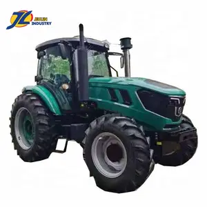 Fields reverse 100HP 110HP farm equal wheel tractor with A/C cabin 4 in 1 front end loader for sale by JIULIN INDUSTRY