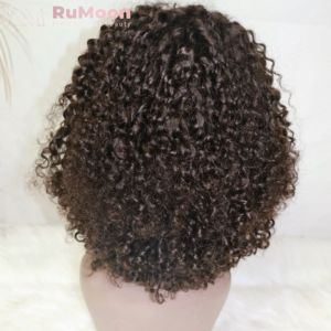 Peluca Popular 13x4 HD con Cabello <span class=keywords><strong>de</strong></span> Bebé, 250% <span class=keywords><strong>de</strong></span> Densidad, <span class=keywords><strong>Pico</strong></span> <span class=keywords><strong>de</strong></span> Viuda, Cabello Vietnamita, Rizado Pixe, Cómoda Peluca en Forma <span class=keywords><strong>de</strong></span> M - Product Image 4