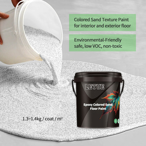 Résine de revêtement de sol époxy liquide, peinture pierre auto-nivelante, revêtement époxy sable coloré pour garage, résistant aux rayures, imperméable - Product Image 3