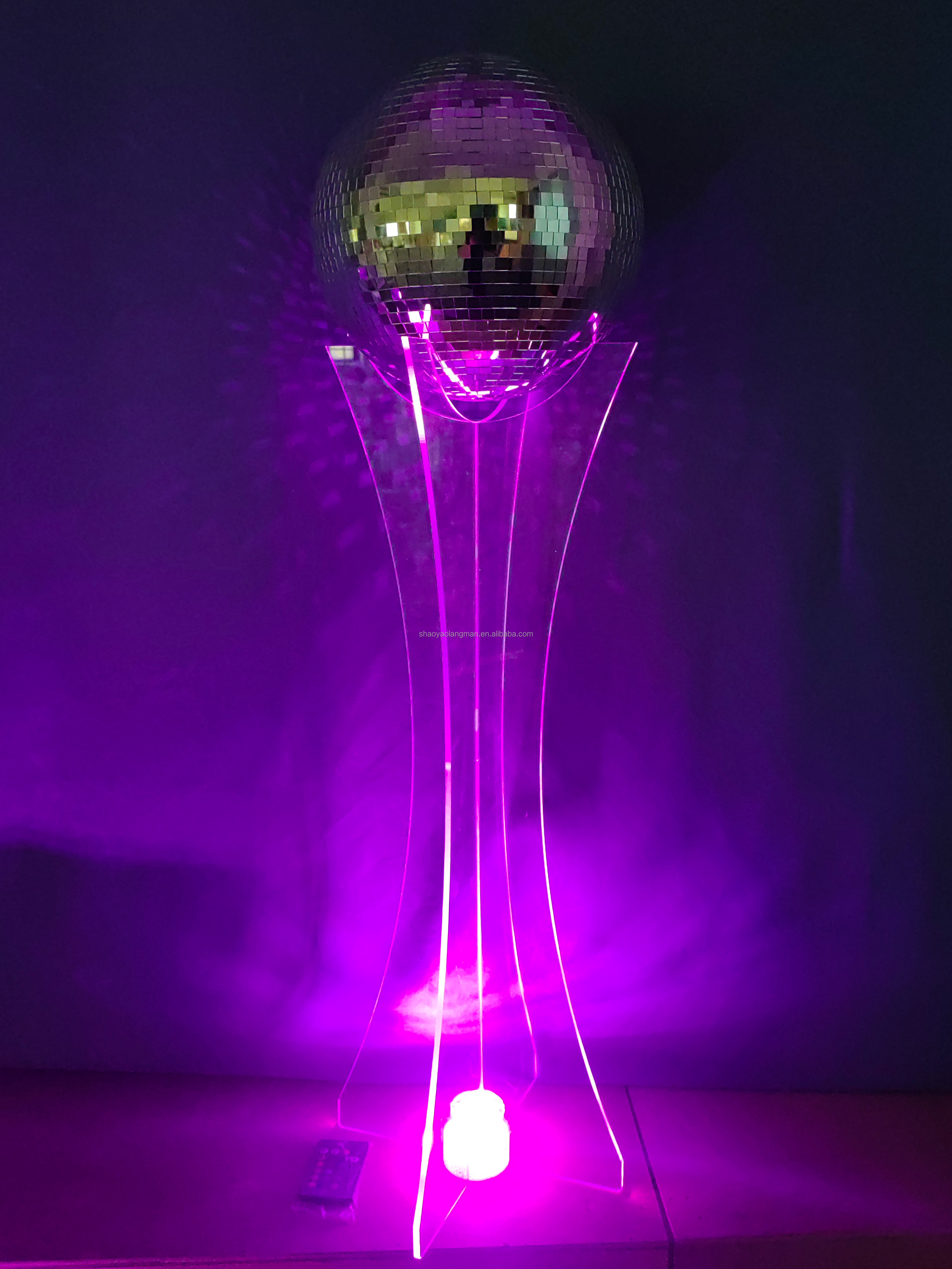 LED+ ball(30cm)+Extra Large shelf-30*30*80cm