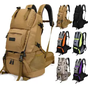आउटडोर हाइकिंग बैकपैक, कैम्पिंग हाइकिंग बैकपैक बैग, आउटडोर यात्रा के लिए वाटरप्रूफ बड़ी क्षमता वाले हाइकिंग बैग