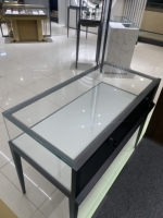 Gabinete Expositor de Joyería con Espejo, Cerradura y Lentes de Madera MDF, Vitrina para Joyas, Original de Fábrica 2024 con Entrega Rápida