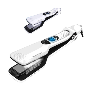 Fer à repasser plat <span class=keywords><strong>professionnel</strong></span> en céramique, lisseur à vapeur humide et sec à double mode - Product Image 1