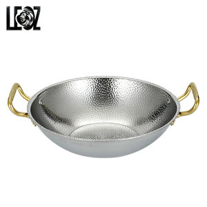 Marmite à Soupe en Acier Inoxydable LEOZ au Design Classique avec Corps Robuste et Doubles Poignées pour la Cuisson de Plats Chauds et de Plats à Base de Fruits de Mer - Product Image 1