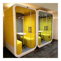 Kiosque alimentaire mobile préfabriqué en forme de capsule spatiale, personnalisé, imperméable, respirant, pour restaurant, bar, centre commercial, conteneur d'expédition