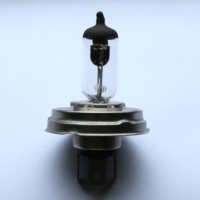 Bombillas Halógenas Incandescentes Clásicas H4 de Alta Potencia P45T para Automóviles Todoterreno de 12V, 100/90W, Bajo Precio, con Base Metálica