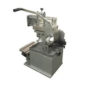 Equipamento da impressora da almofada do óleo da cor única, máquina manual da impressão da almofada para o vidro/couro
