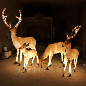 <span class=keywords><strong>Navidad</strong></span> decorativa Led <span class=keywords><strong>ciervo</strong></span> motivo luces parque temático compras <span class=keywords><strong>exterior</strong></span> Animal con luces decoraciones navideñas al aire libre - Product Image 3