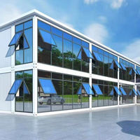 Conteneur portable de 20 pieds ou 40 pieds, maison préfabriquée en acier, structure mobile, restaurant en conteneur