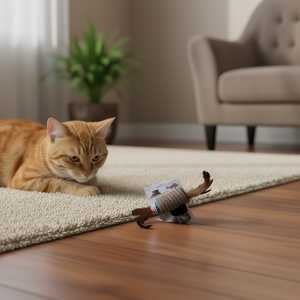 Volano con Piume per Giochi Interattivi e di Movimento per Animali Domestici - Product Image 2