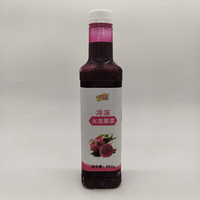 Diepvries Dragonfruit Puree, rechtstreeks van de fabriek, Pitaya voor gezinnen, scholen en drankenproductie