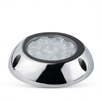 Éclairage pour bateaux marins, lumière LED sous-marine haute puissance 10W en acier inoxydable, lampe pour bateau, voilier, kayak, navigation nocturne, IP68