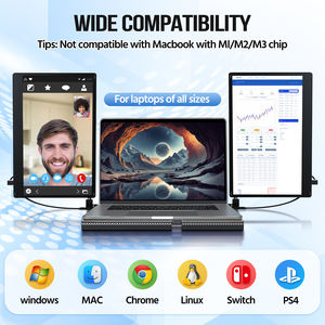 Usine <span class=keywords><strong>de</strong></span> vente en gros pour <span class=keywords><strong>ordinateur</strong></span> portable IPS Full View moniteur d'<span class=keywords><strong>ordinateur</strong></span> pliable Triple 14 pouces écran portable extension d'écran pour <span class=keywords><strong>ordinateur</strong></span> portable - Product Image 5