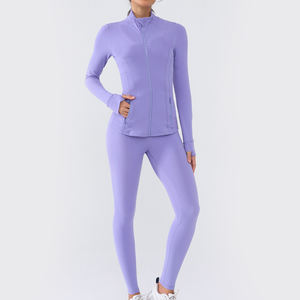 Conjunto de Chaqueta de Yoga Transpirable sin Costuras de Talla Grande, Ropa Deportiva para Fitness, Gimnasio y Running para Mujer, desde Almacén en EE. UU. - Product Image 2