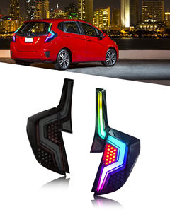 Hosi ไฟท้ายดัดแปลงสำหรับ Honda <span class=keywords><strong>Jazz</strong></span>/Fit 2014-<span class=keywords><strong>2020</strong></span>ไฟท้าย LED ไฟท้ายหลังเบรคสัญญาณไฟเลี้ยว - Product Image 3