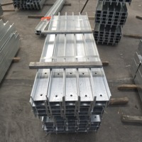 Norme australienne Q235 longueur personnalisable galvanisé poinçon mur de soutènement béton dormeur