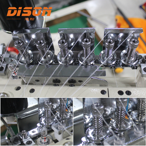 DS-6200-02MS Direct Drive Feed Off the Arm <b>4</b> Needle <b>6</b> Thread Flat Seamer Interlock Sewing Machine - Product Image 4