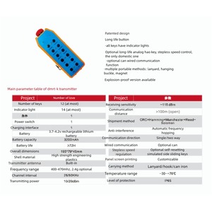 Tùy chỉnh 12-Keys tốc độ duy nhất cần cẩu công nghiệp không dây điều khiển từ xa tùy chỉnh điều khiển từ xa chức năng tự động mã cố định - Product Image 6