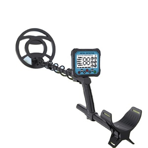 Detector de Metales para Adultos, Plástico Negro, Bobina de Búsqueda de 30 cm con Pantalla LCD, Resistente al Agua, Buscador de Oro y Plata - Product Image 1
