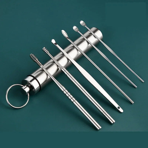 Juego de 6 piezas de herramientas portátiles para limpieza y extracción de cera de oídos - Product Image 2