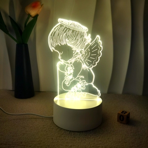 Factory Wholesale Christian Jesus Virgin Mary Statue Night <b>Light</b> Decor Favor Gifts Toys Led Night Lamp 3D Acrylic <b>Light</b> Lamp - Product Image 4