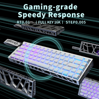 Teclado Magnético ZORNHER ZH68, Frecuencia de Sondeo de 8K, Baja Latencia de 0.1ms, Compatible con Teclado Mecánico CNC de Aleación de Aluminio